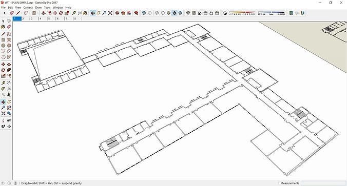 Sketchup School and University K10 3D model 7