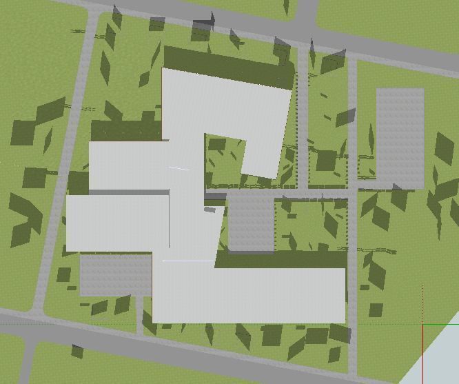 Sketchup School and University S2 3D model_1