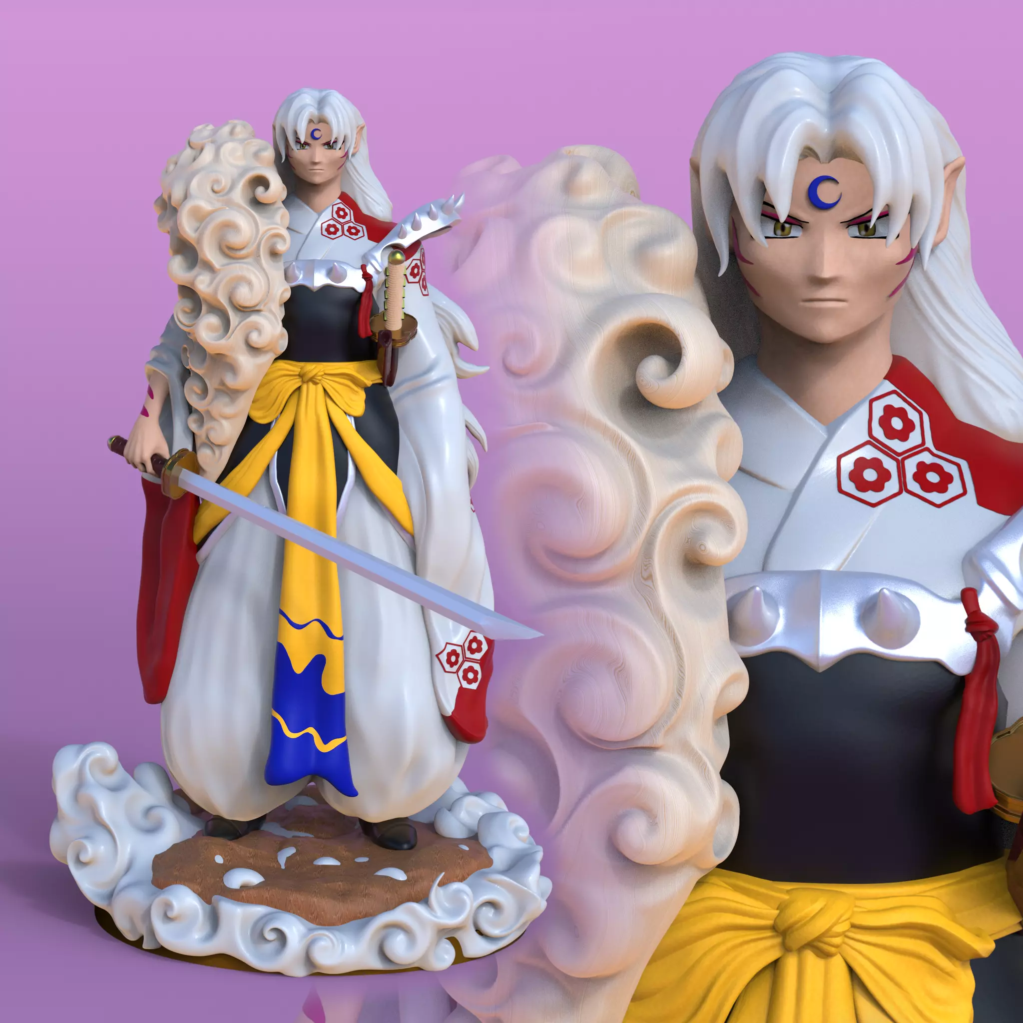 Sesshomaru 3D print model