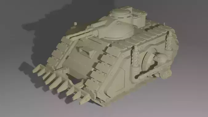 Achilles Class Cruiser Tank 3D print model