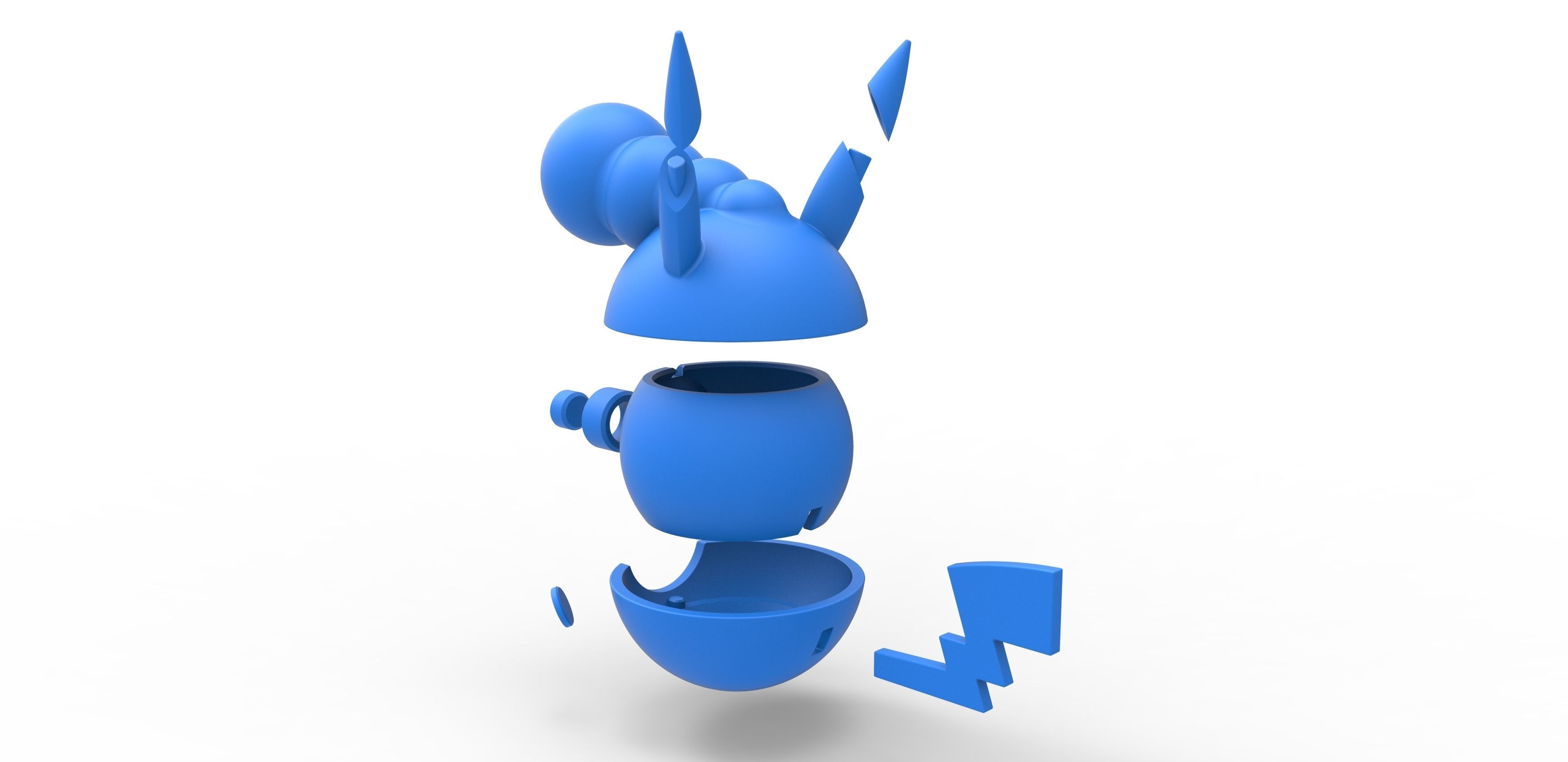Pikachu Boss orb 3D print model_20