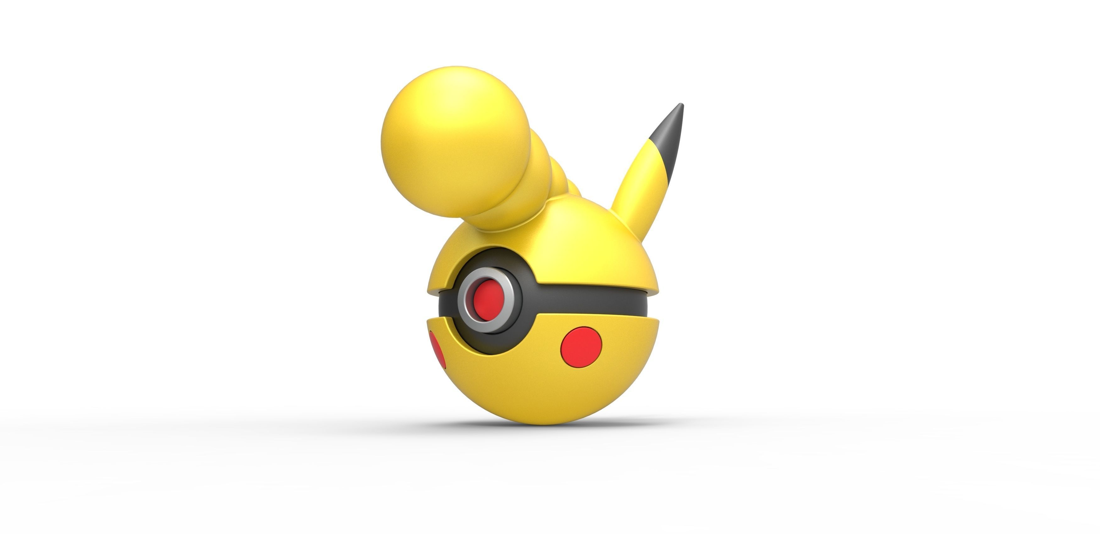 Pikachu Boss orb 3D print model_1