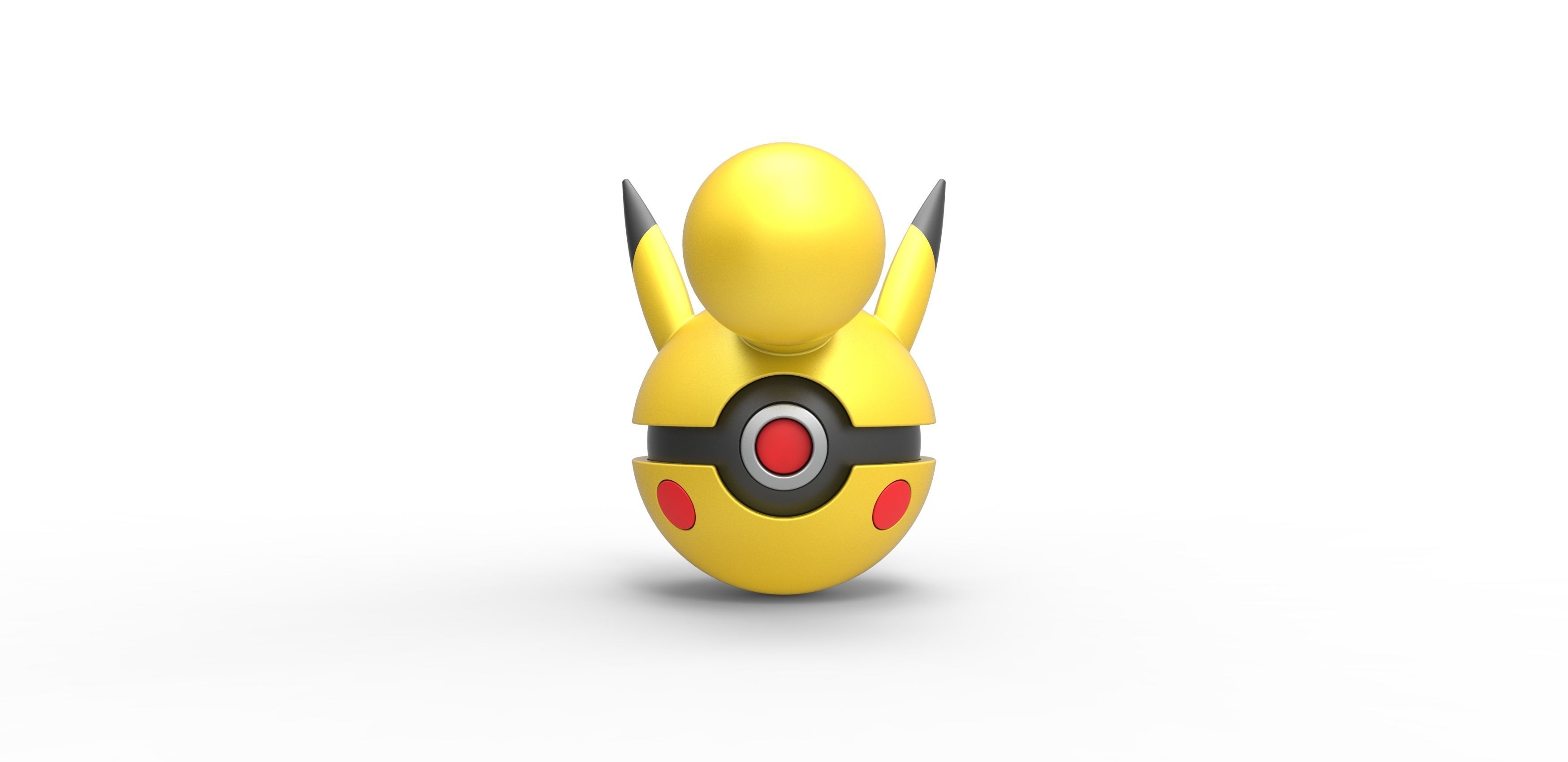 Pikachu Boss orb 3D print model_2