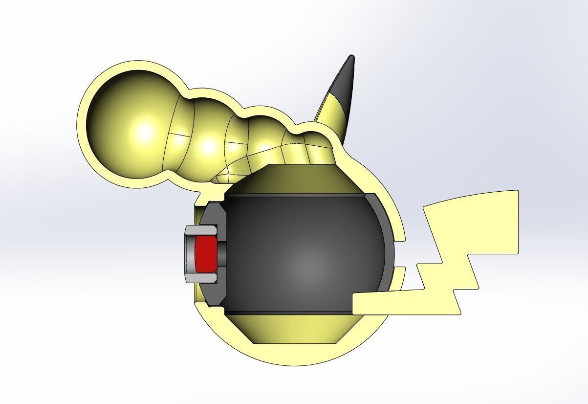 Pikachu Boss orb 3D print model_21