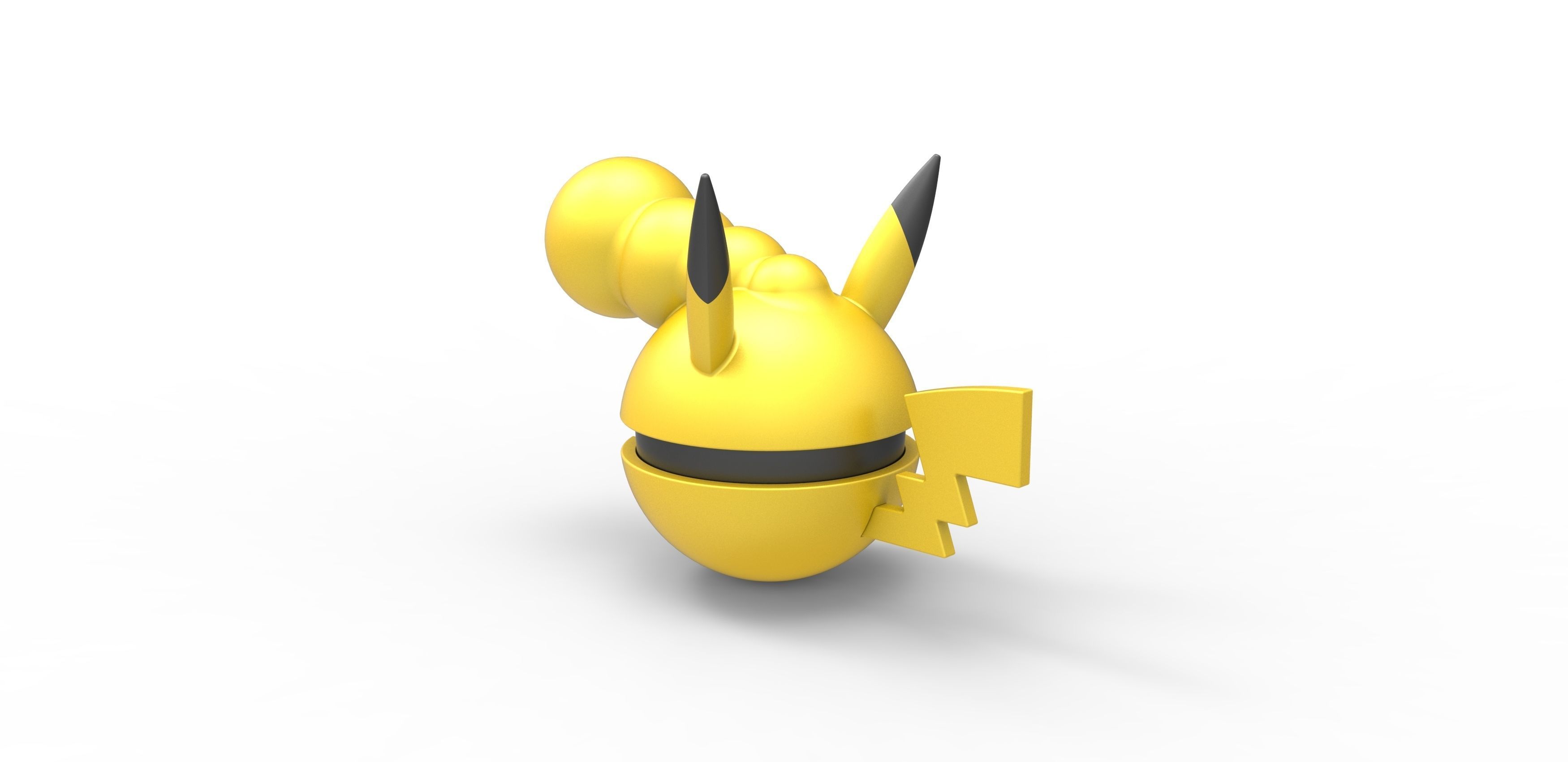 Pikachu Boss orb 3D print model_7