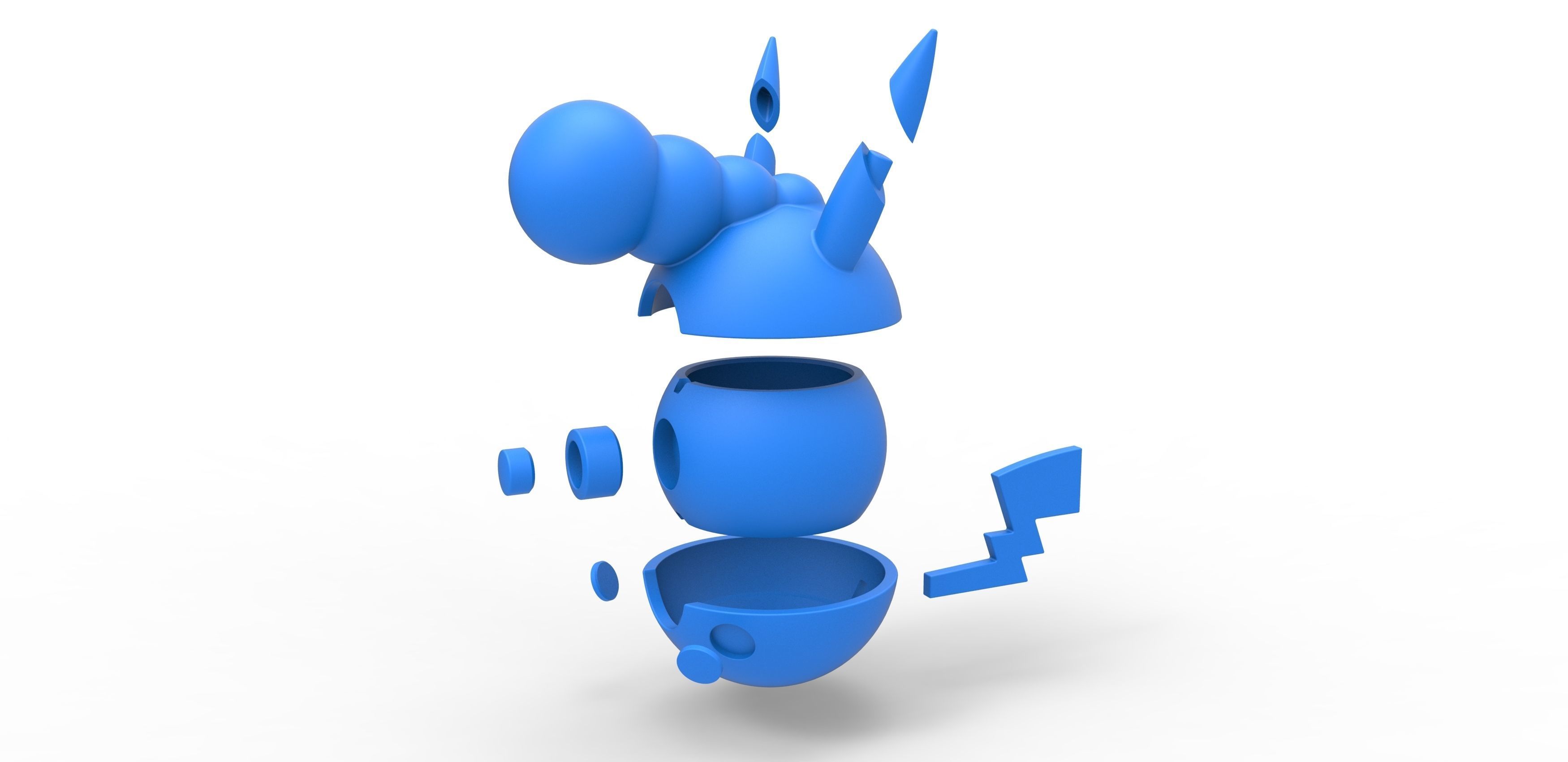 Pikachu Boss orb 3D print model_16