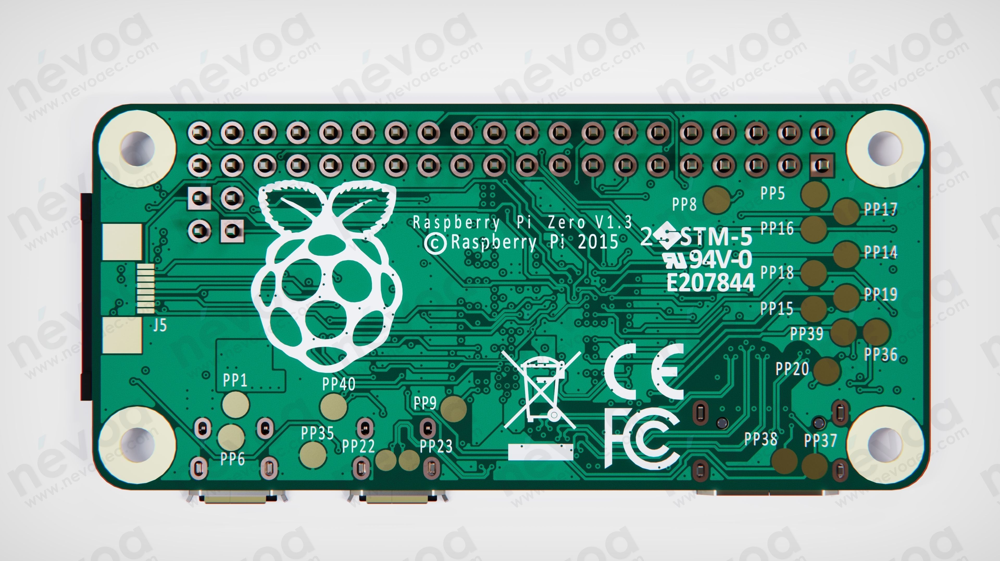Single-board computers - Raspberry Pi Zero - Raspberry Pi 3D model_1