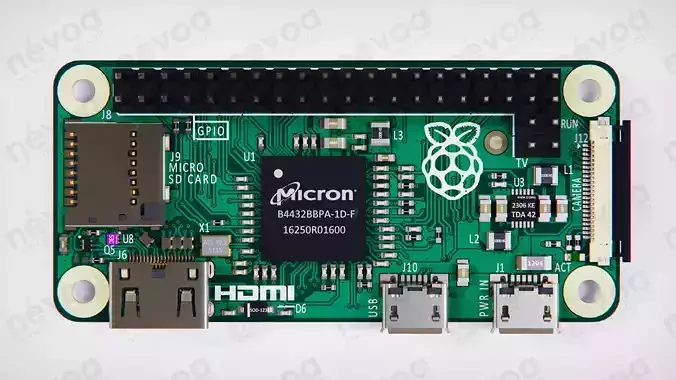 Single-board computers - Raspberry Pi Zero - Raspberry Pi 3D model
