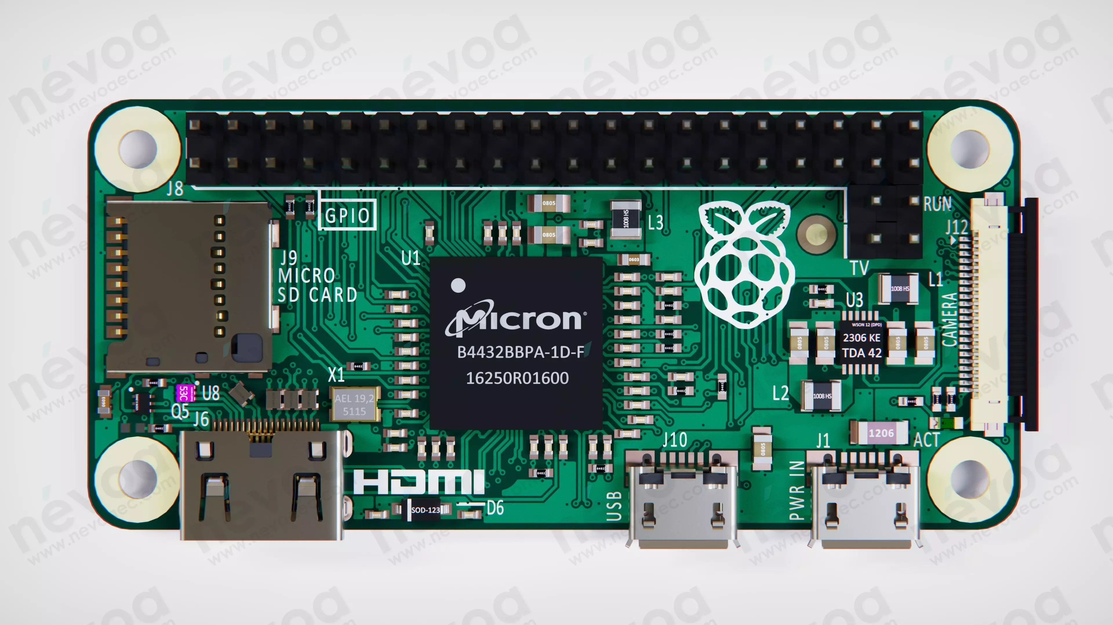 Single-board computers - Raspberry Pi Zero - Raspberry Pi 3D model_0