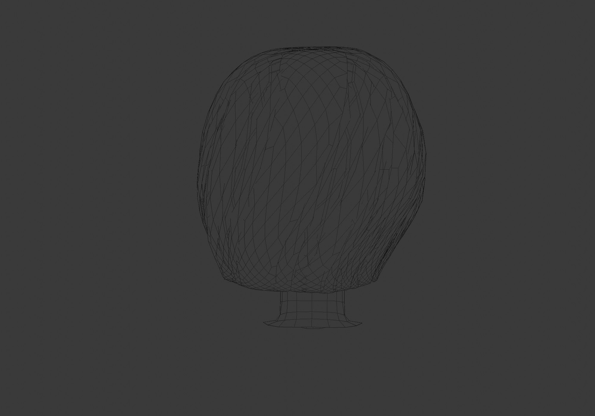 hairstyle in 4 colors 3D model_7