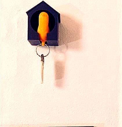 SIMPLE BIRDHOUSE KEY HOLDER Free 3D print model_4