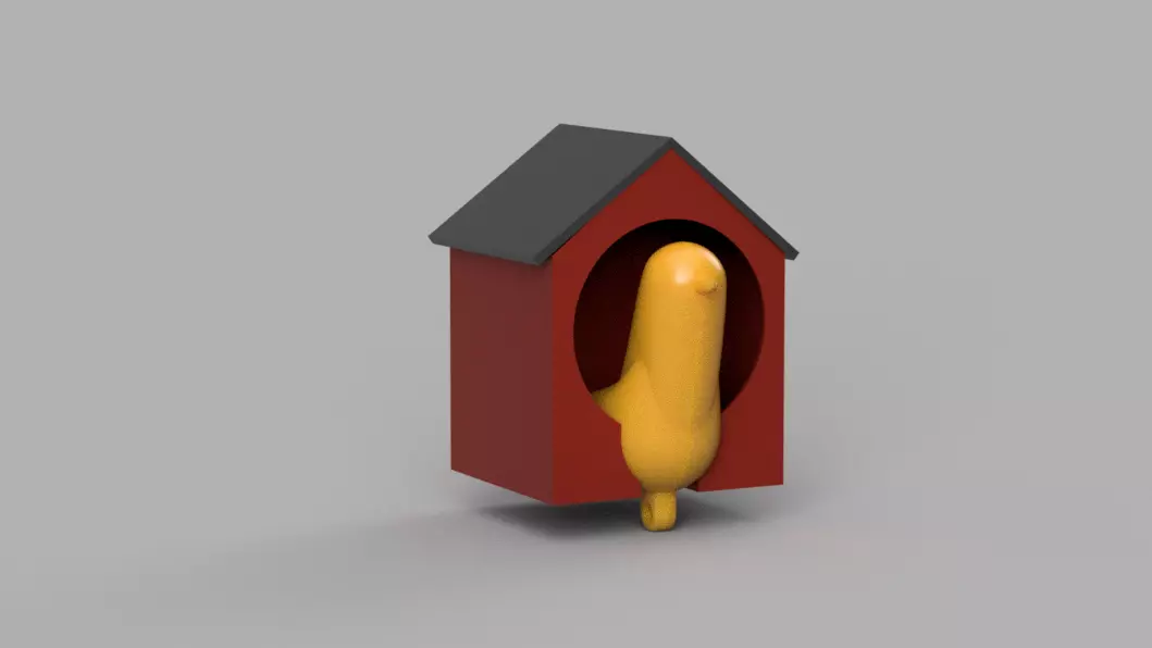 SIMPLE BIRDHOUSE KEY HOLDER Free 3D print model_0