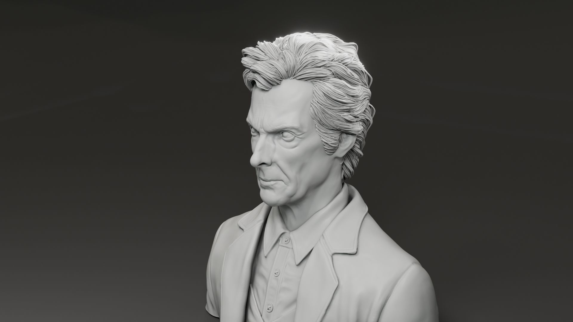 Peter Capaldi - 12th Doctor - Doctor Who 3D print model_15