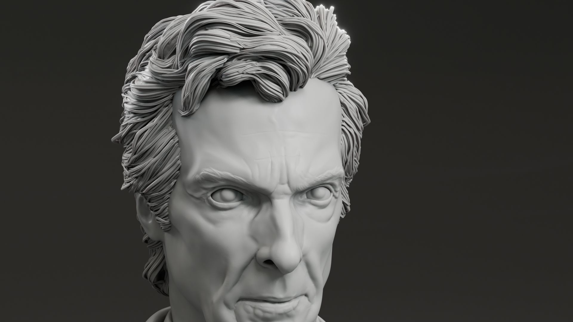 Peter Capaldi - 12th Doctor - Doctor Who 3D print model_11