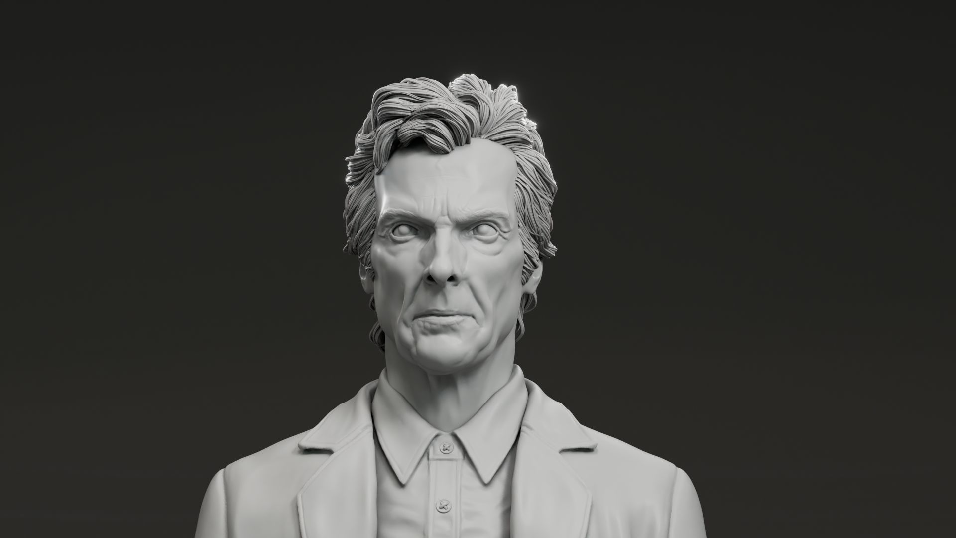 Peter Capaldi - 12th Doctor - Doctor Who 3D print model_6