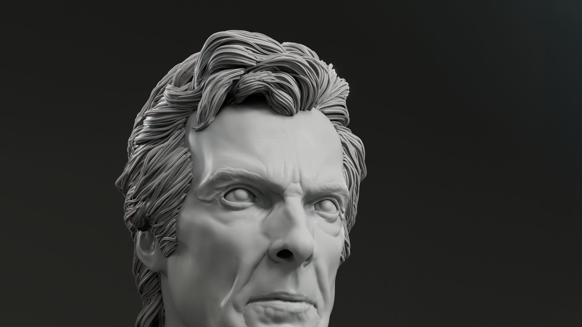 Peter Capaldi - 12th Doctor - Doctor Who 3D print model_20