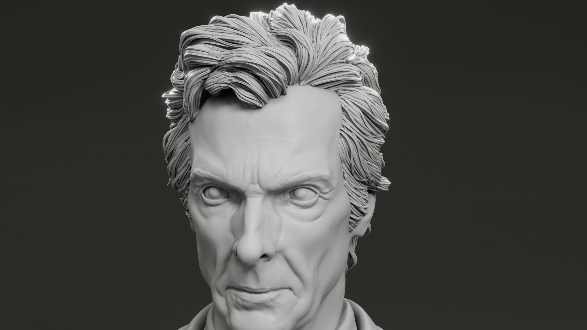 Peter Capaldi - 12th Doctor - Doctor Who 3D print model_10