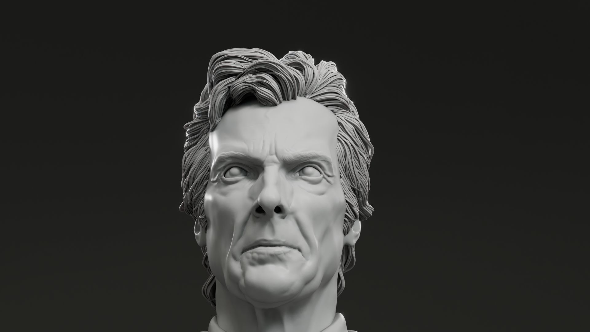 Peter Capaldi - 12th Doctor - Doctor Who 3D print model_7
