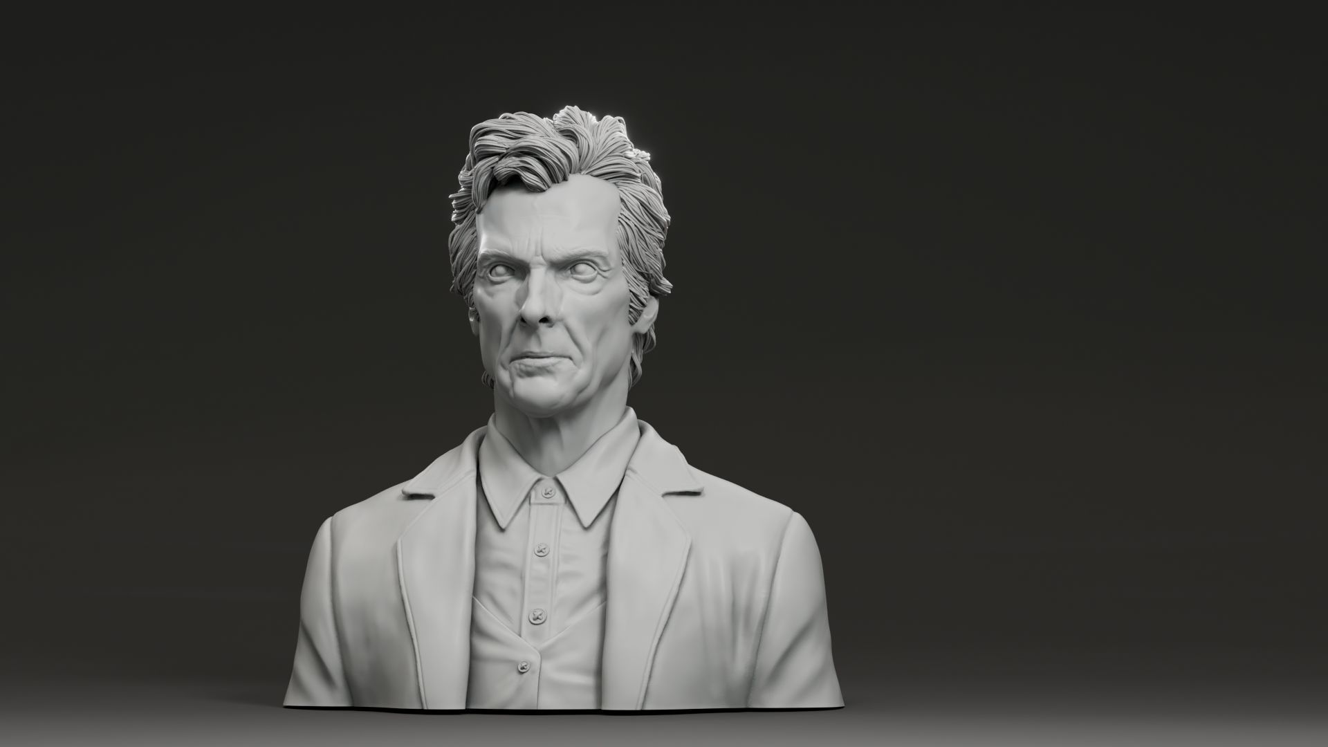 Peter Capaldi - 12th Doctor - Doctor Who 3D print model_17