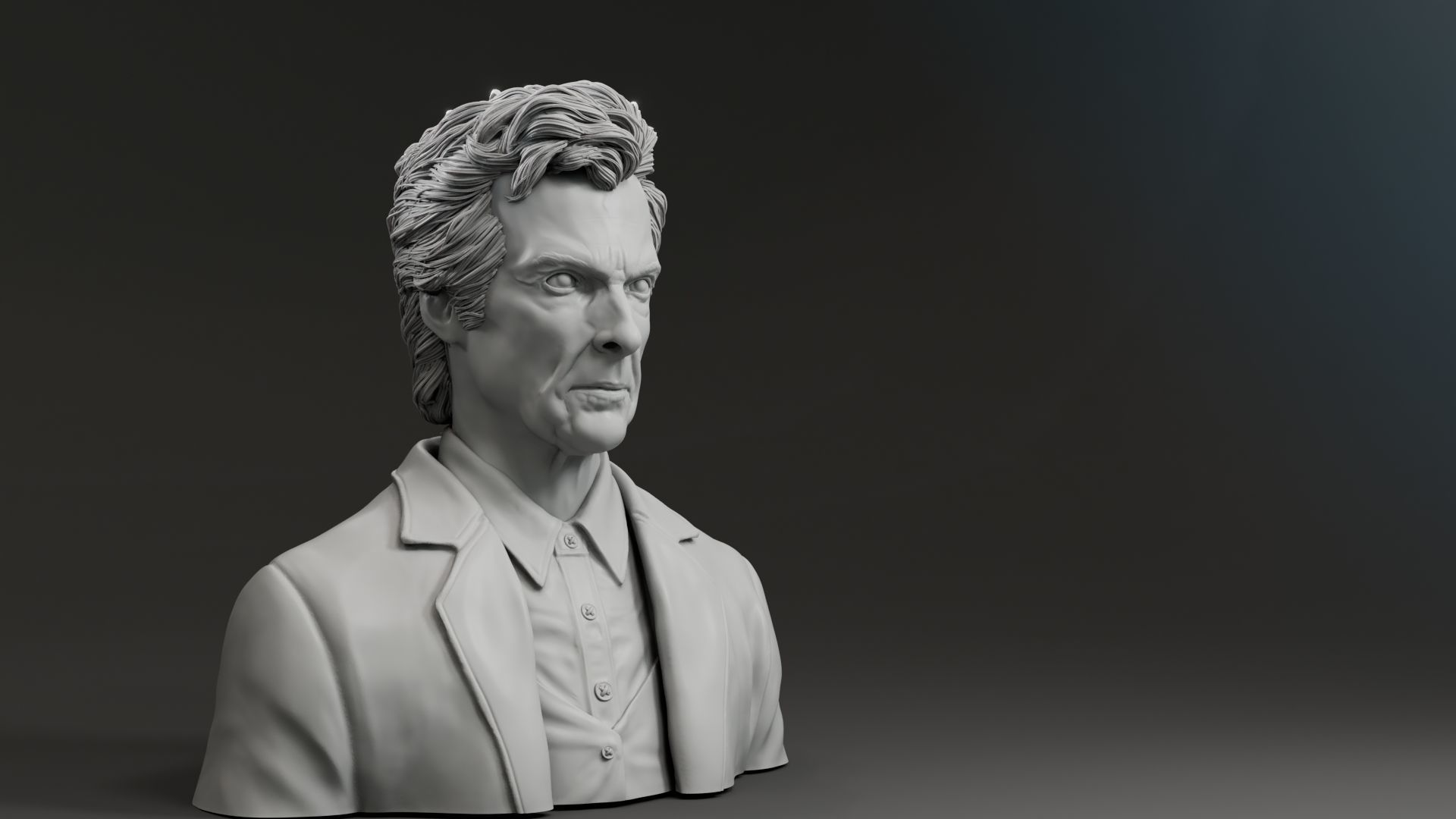Peter Capaldi - 12th Doctor - Doctor Who 3D print model_3