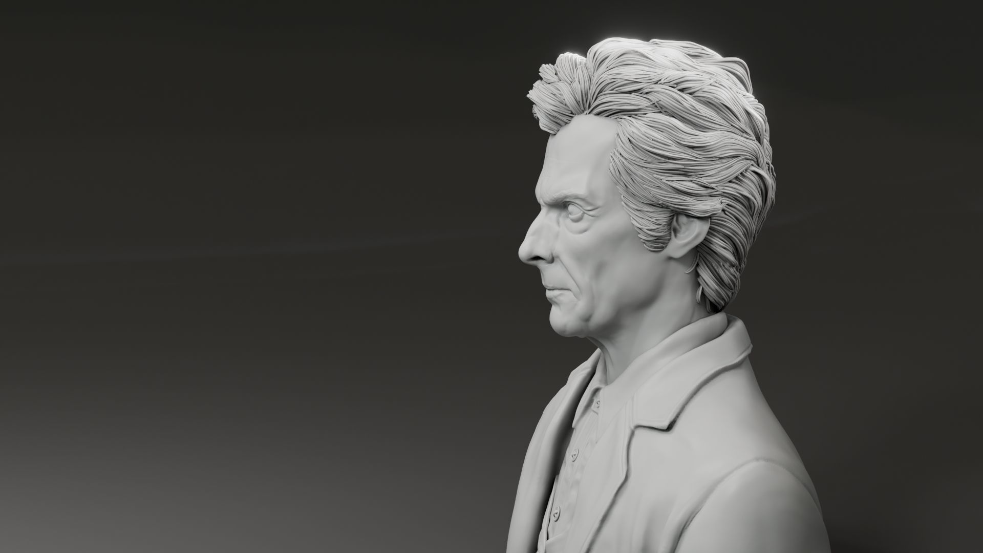 Peter Capaldi - 12th Doctor - Doctor Who 3D print model_16