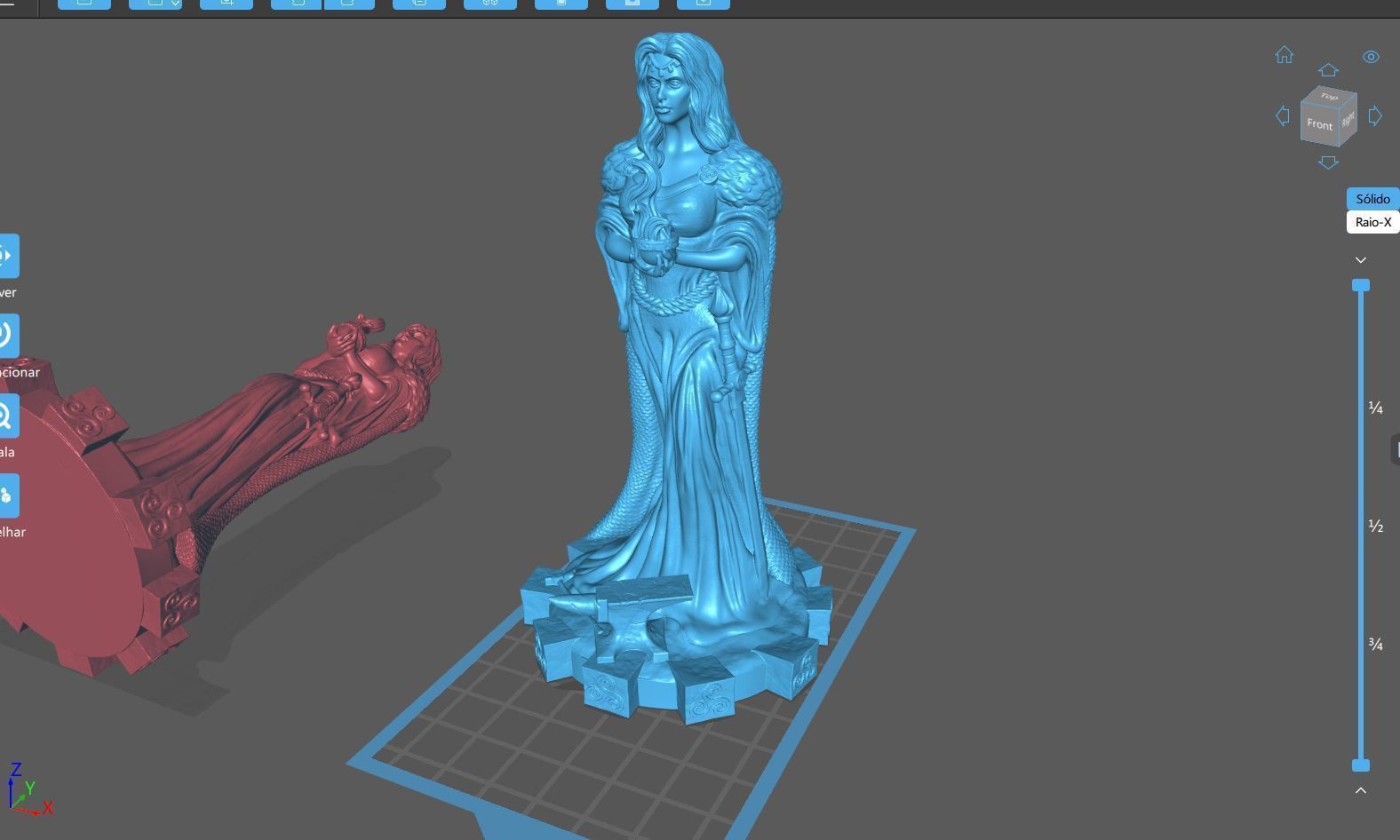 Brigid Goddess 3D print model_18