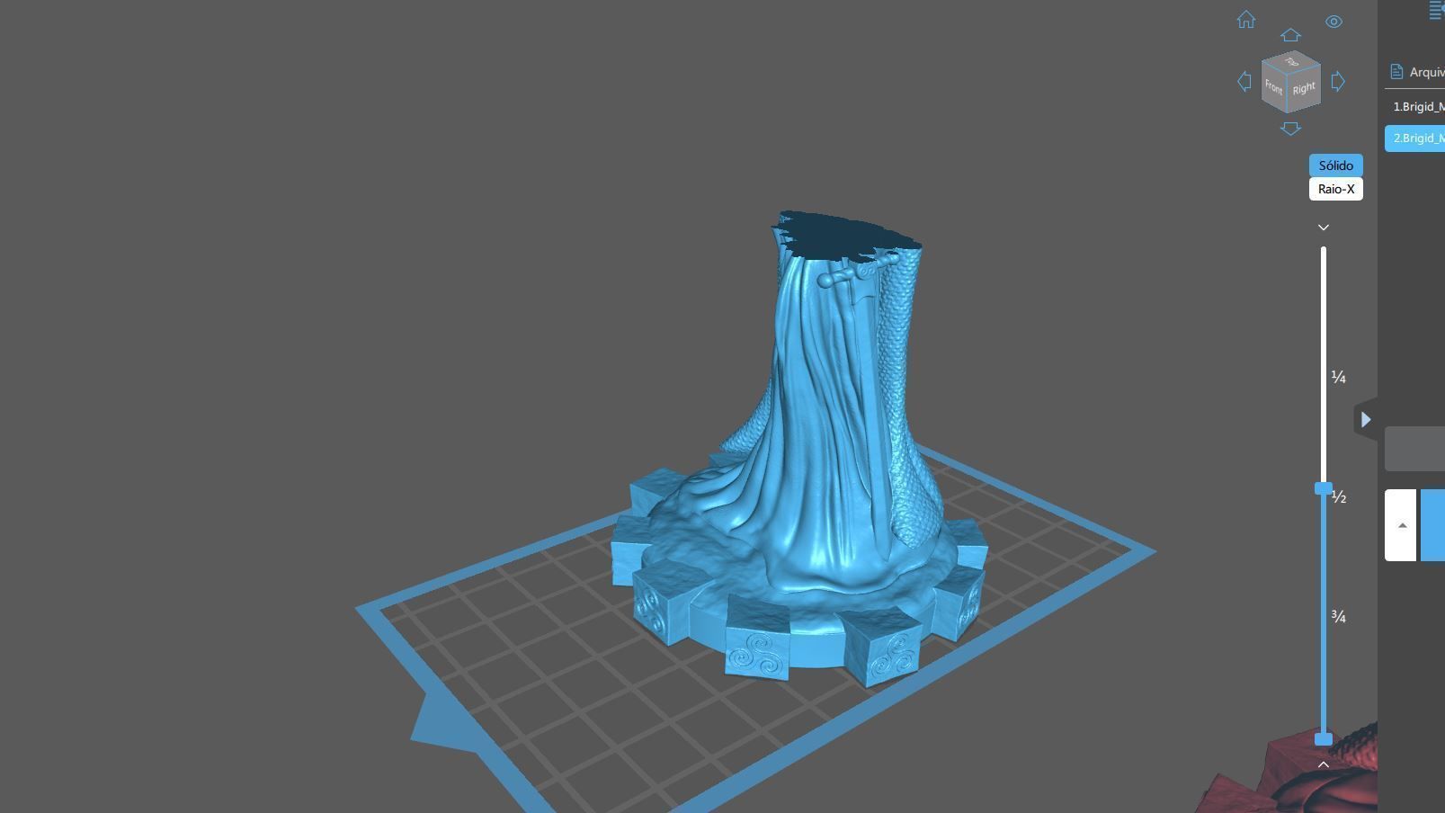 Brigid Goddess 3D print model_20