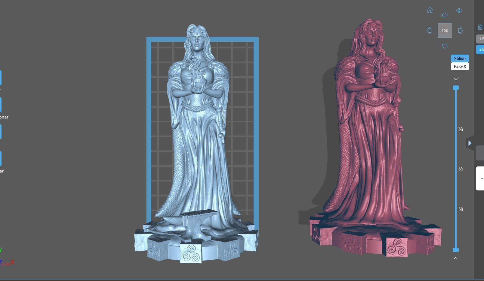 Brigid Goddess 3D print model_16