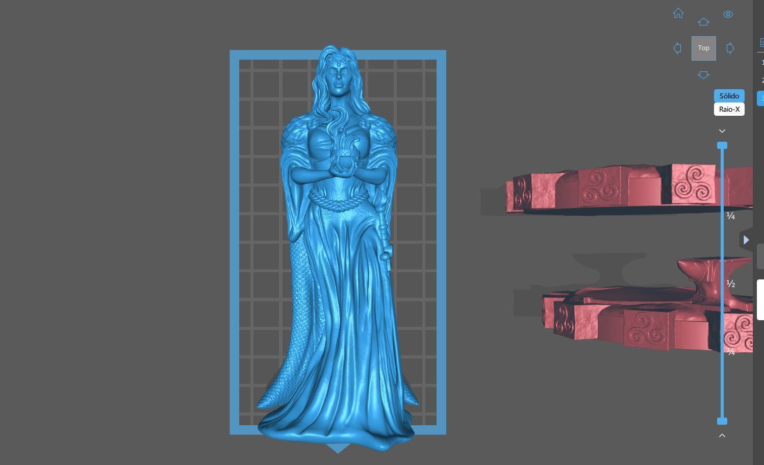 Brigid Goddess 3D print model_10