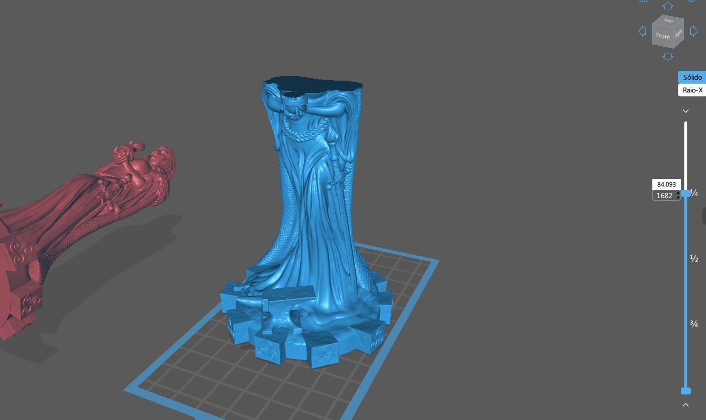 Brigid Goddess 3D print model_19