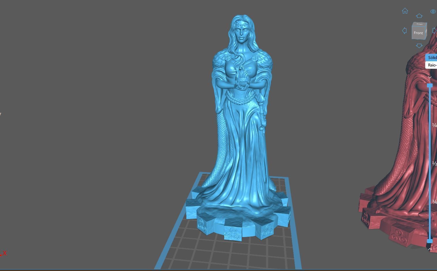 Brigid Goddess 3D print model_17
