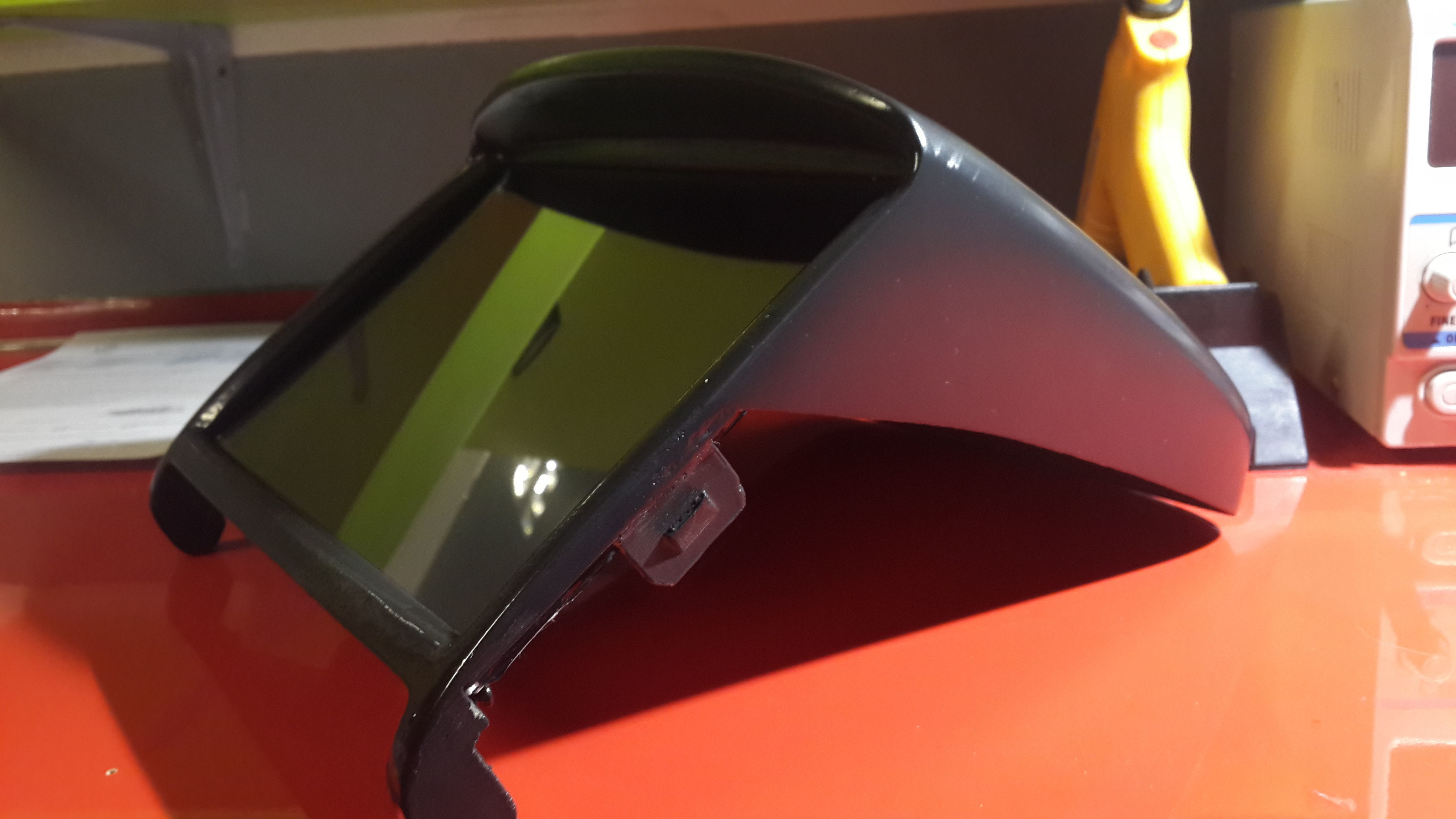 Subaru Impreza center pod housing for LCD screen 3D print model_14