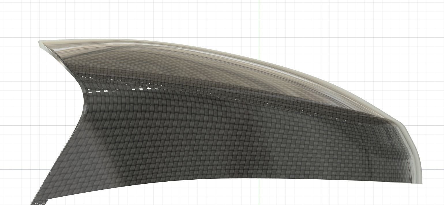 Subaru Impreza center pod housing for LCD screen 3D print model_5