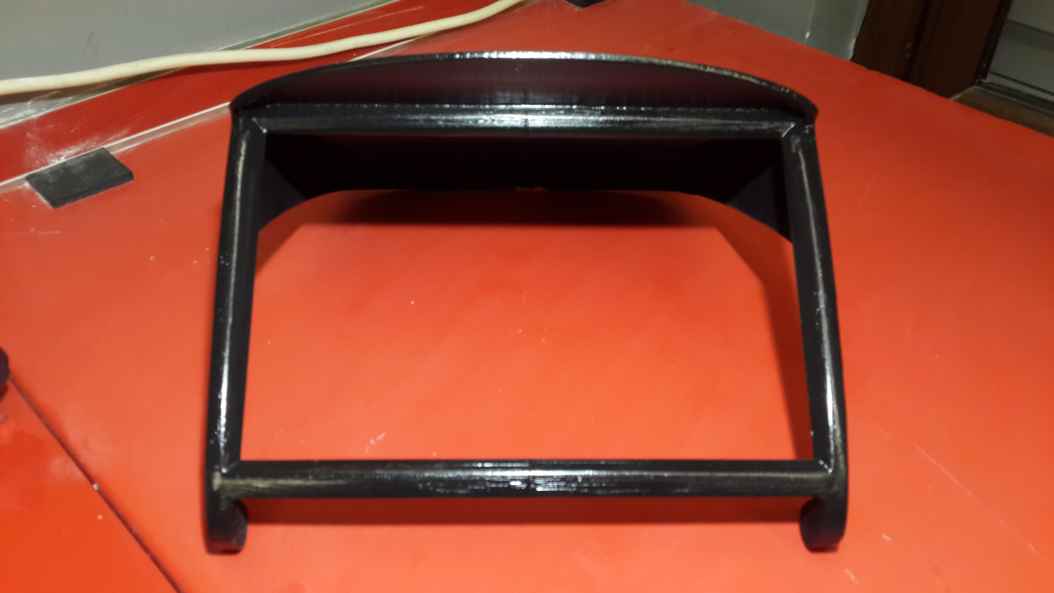 Subaru Impreza center pod housing for LCD screen 3D print model_10