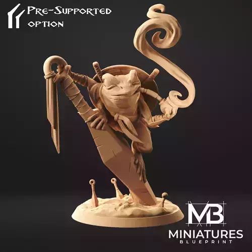 Ninja Frog 3D print model