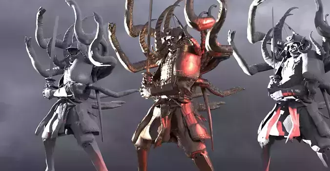 Demon samurai Serpantman
