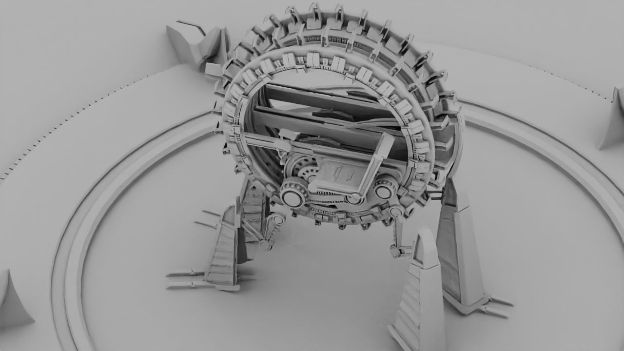 GRIEVOUS VEHICLE  rigged animated 3D model_26