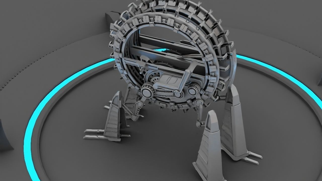 GRIEVOUS VEHICLE  rigged animated 3D model_25