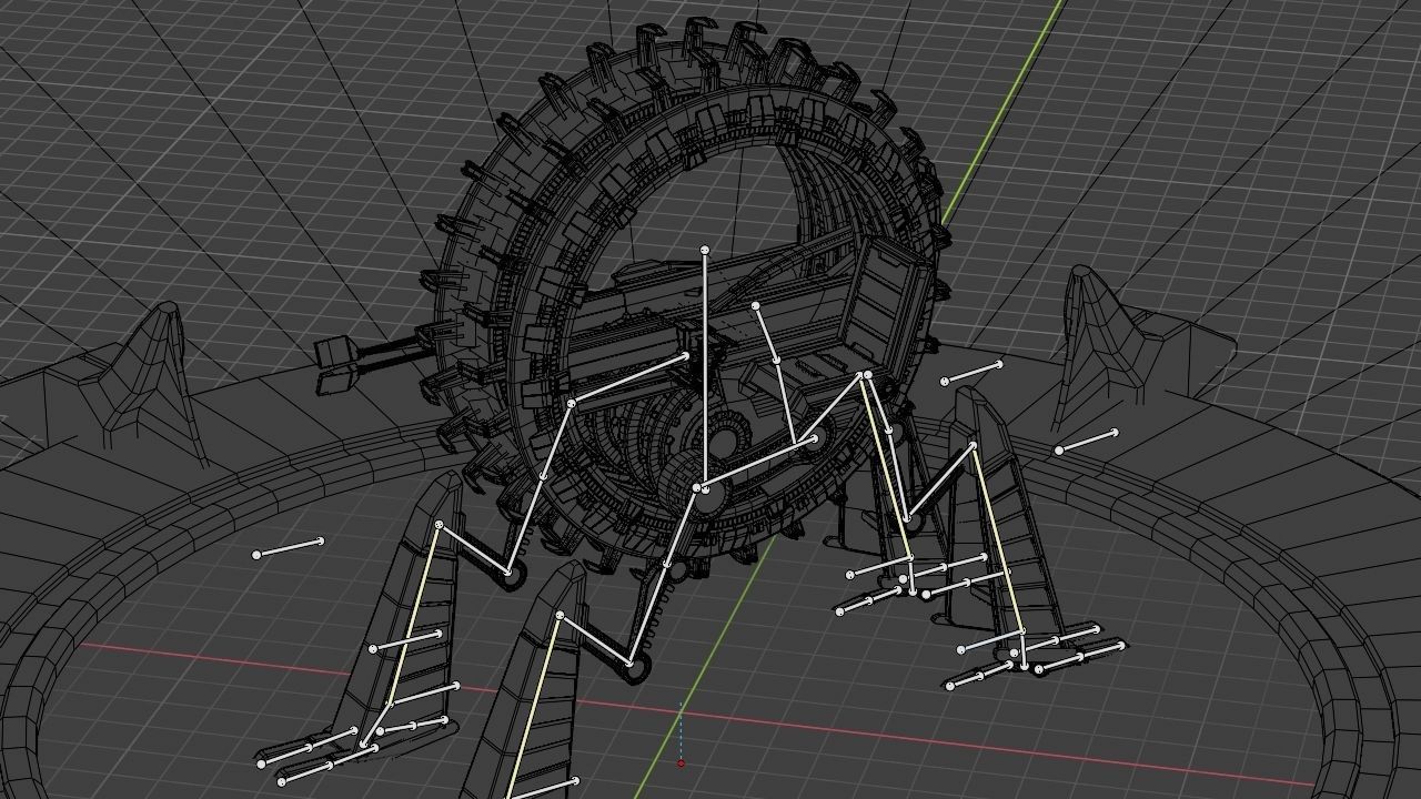 GRIEVOUS VEHICLE  rigged animated 3D model_39