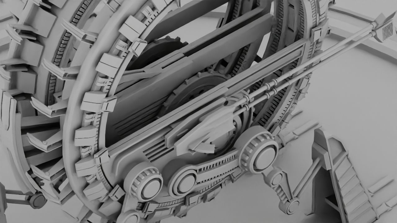 GRIEVOUS VEHICLE  rigged animated 3D model_34