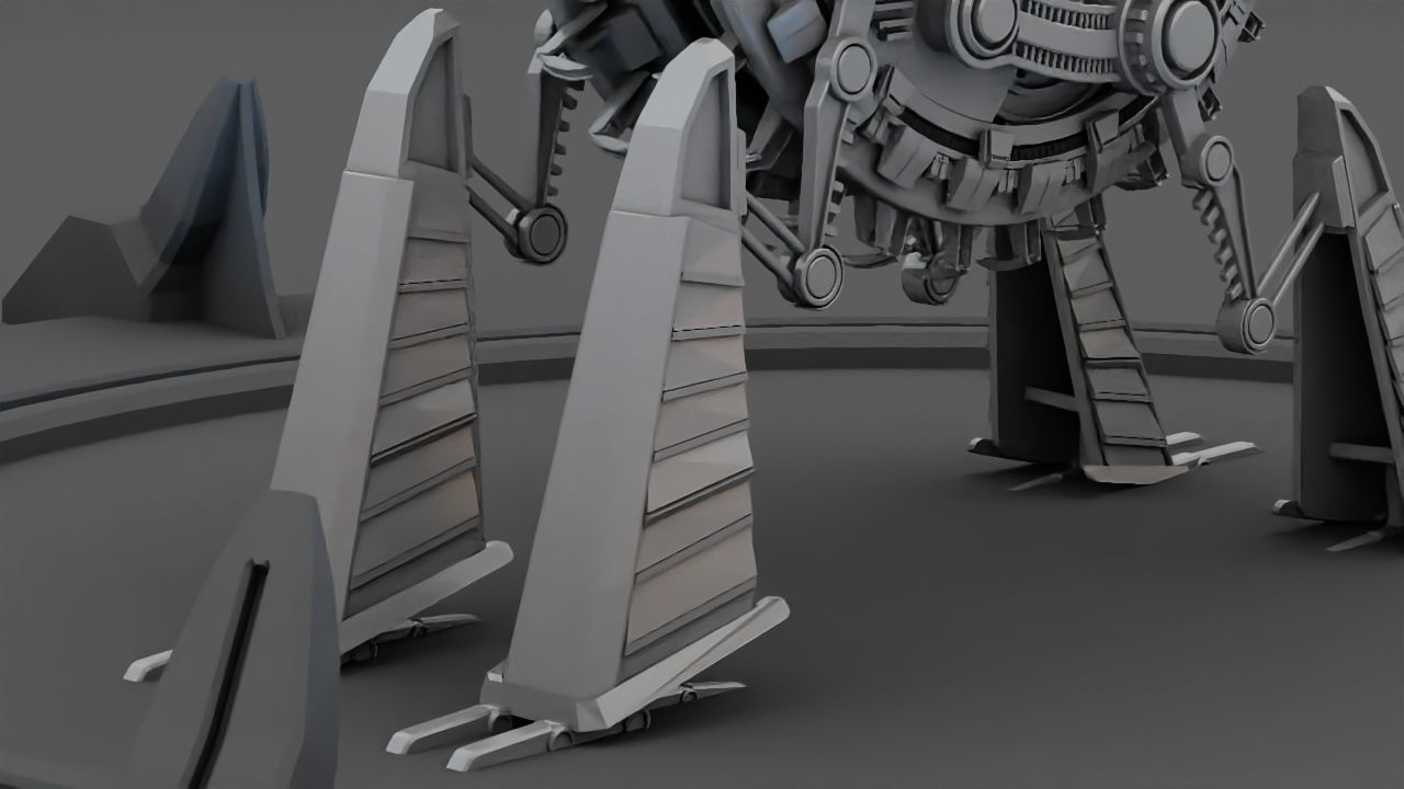 GRIEVOUS VEHICLE  rigged animated 3D model_19