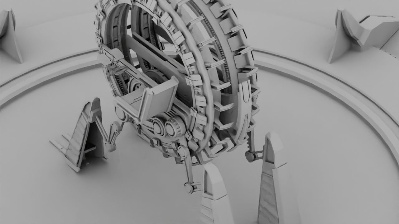GRIEVOUS VEHICLE  rigged animated 3D model_29