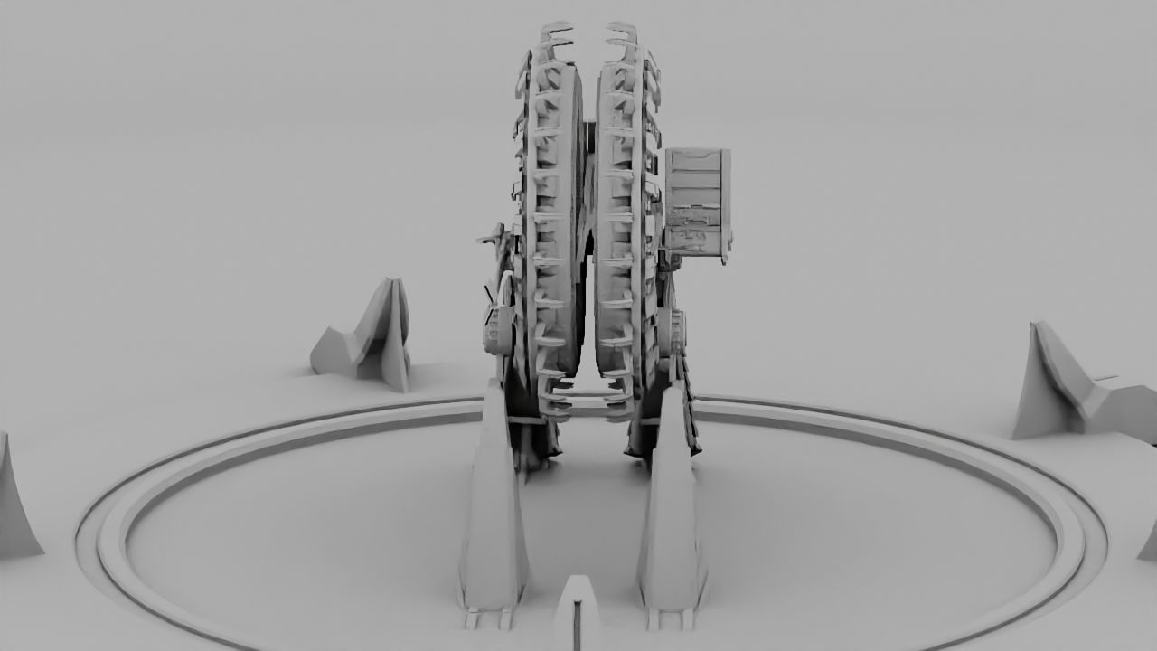GRIEVOUS VEHICLE  rigged animated 3D model_31