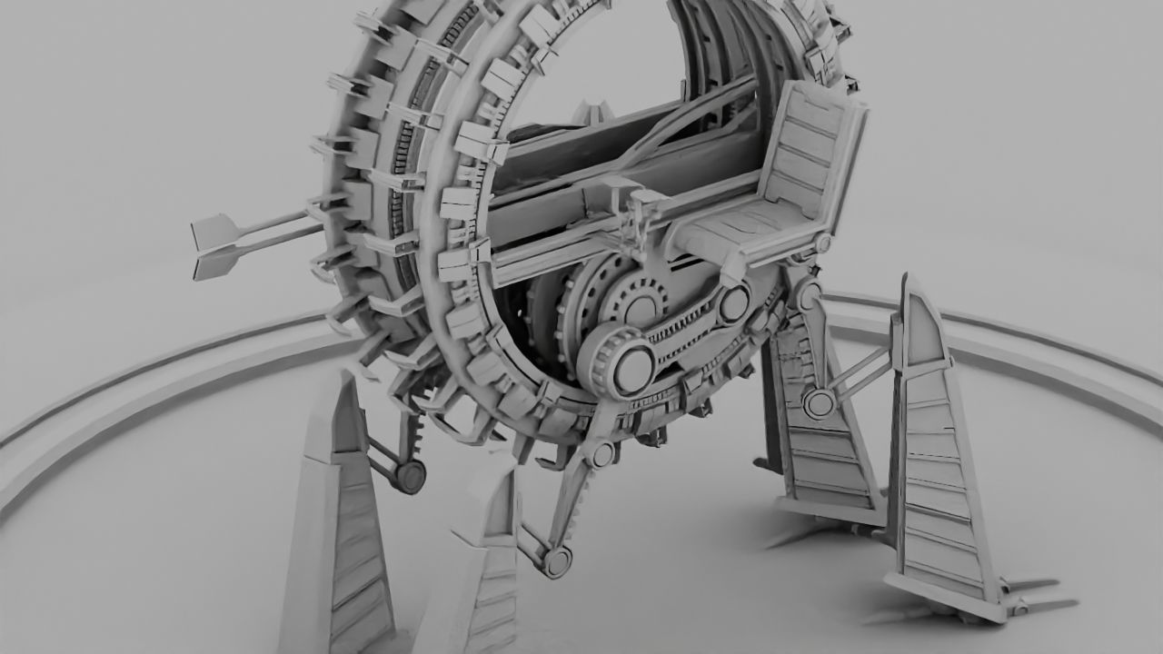 GRIEVOUS VEHICLE  rigged animated 3D model_27