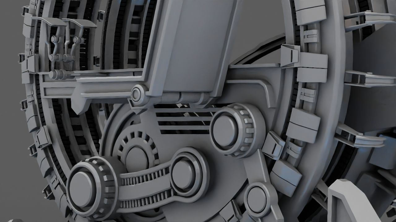 GRIEVOUS VEHICLE  rigged animated 3D model_17