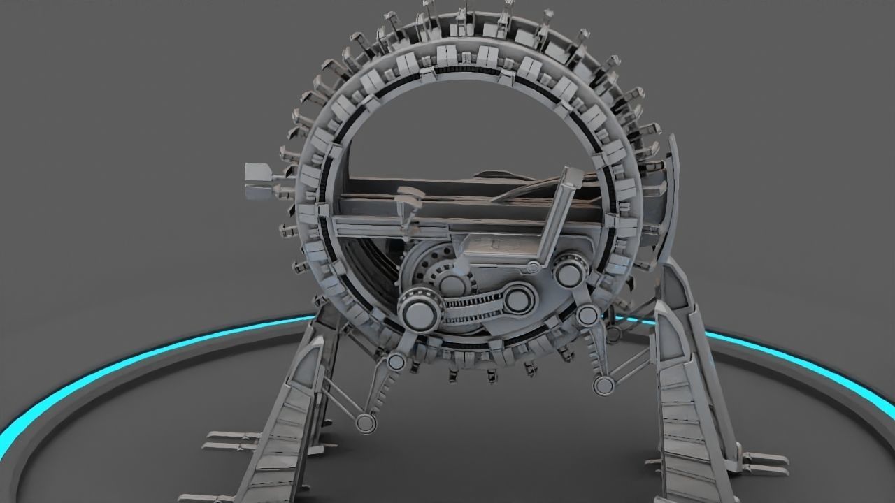 GRIEVOUS VEHICLE  rigged animated 3D model_8