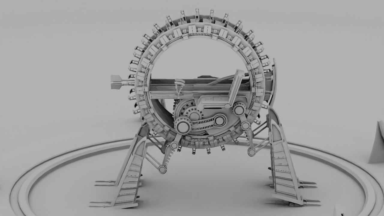 GRIEVOUS VEHICLE  rigged animated 3D model_32
