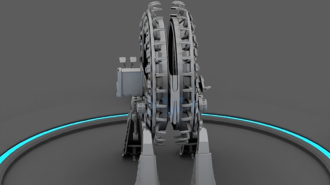 GRIEVOUS VEHICLE  rigged animated 3D model_12