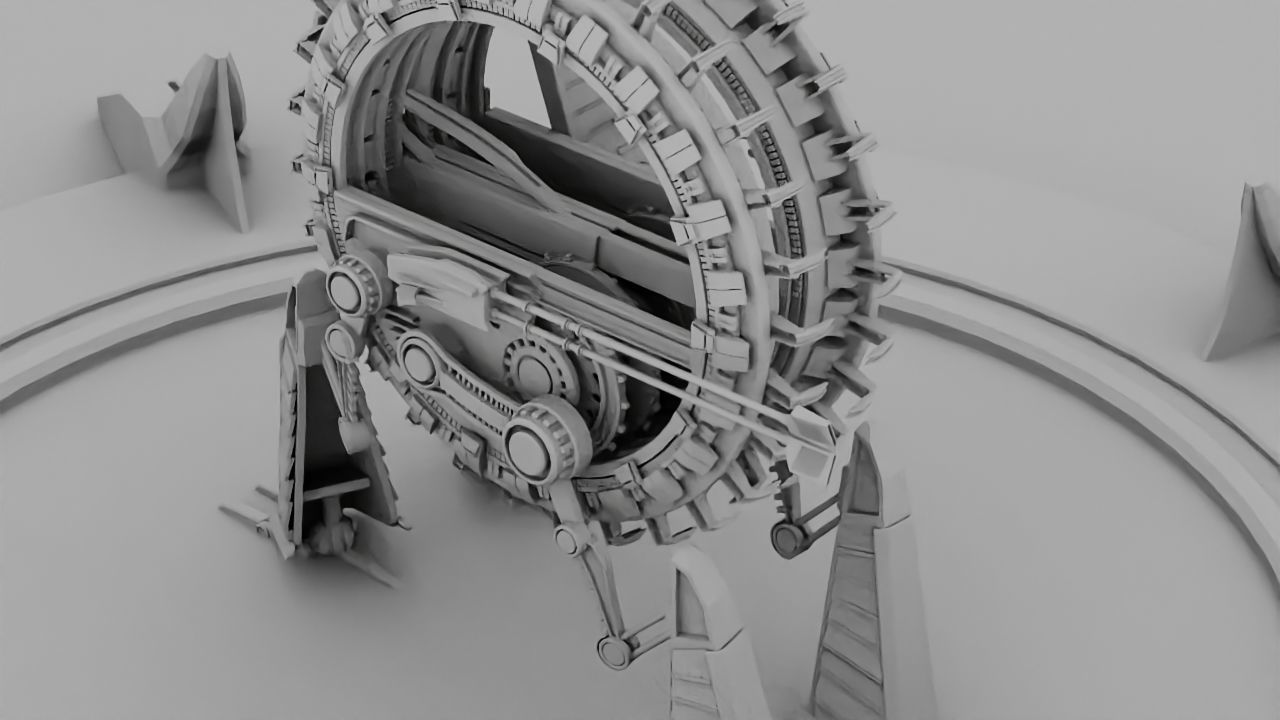 GRIEVOUS VEHICLE  rigged animated 3D model_28