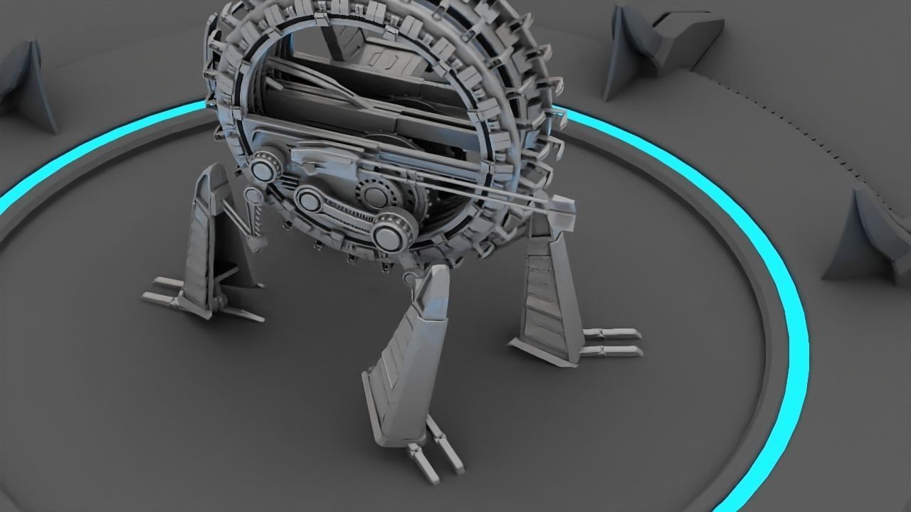 GRIEVOUS VEHICLE  rigged animated 3D model_24